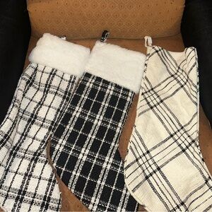 Elegant Christmas Stockings Set